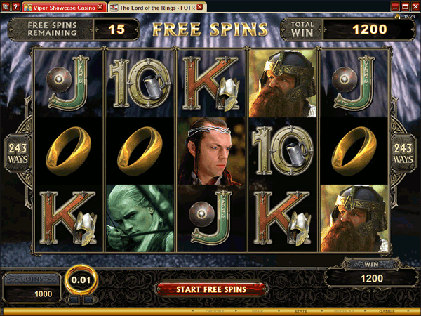 The Lord Of The Rings Slots